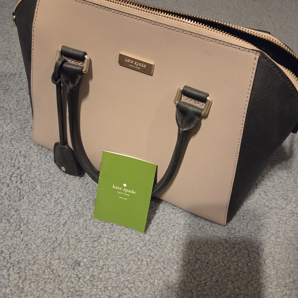 Kate Spade Black and Tan Purse
